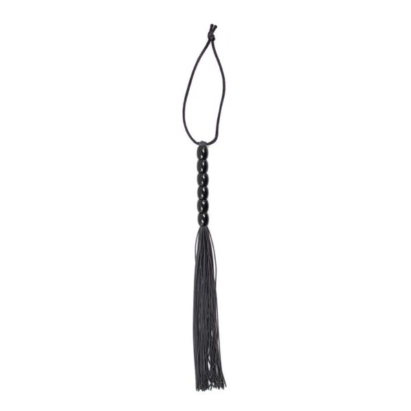 silicone-flogger-with-6-beads-handle-26-cm-black-1