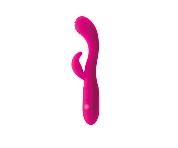 cakey-g-spot-and-rabbit-vibe-usb-silicone-fuchsia-1